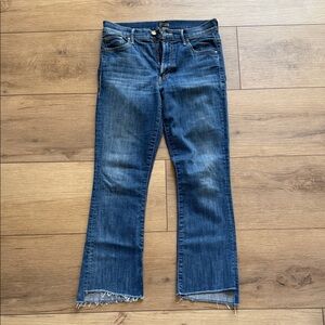 MOTHER Vintage Blue Wide Leg Jeans